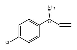 (R)-1-(4-chlorophenyl)prop-2-yn-1-amine Structure