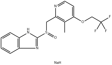 兰索拉唑钠, 226904-00-3, 结构式