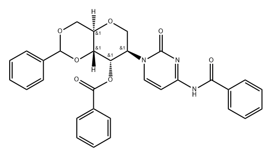 227079-06-3 1,5-Anhydro-3-O-benzoyl-4,6-O-benzylidene-2-deoxy-2-(N4-benzoylcytidin-1-yl)-D-altro-hexitol