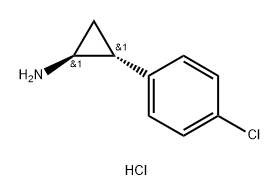 (1S,2R)-2-(4-Chloro-phenyl)-cyclopropylamine hydrogen chloride Struktur