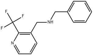 N-(Phenylmethyl)-2-(trifluoromethyl)-3-pyridinemethanamine Structure