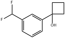1-(3-(difluoromethyl)phenyl)cyclobutanol,2274996-02-8,结构式