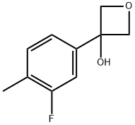 3-(3-fluoro-4-methylphenyl)oxetan-3-ol,2275624-57-0,结构式