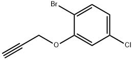 1-bromo-4-chloro-2-(prop-2-yn-1-yloxy)benzene,2276088-22-1,结构式