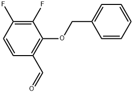 3,4-Difluoro-2-(4-methylphenoxy)-benzaldehyde Struktur