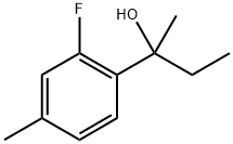 2-(2-fluoro-4-methylphenyl)butan-2-ol Structure