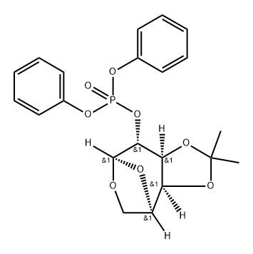.beta.-D-갈락토피라노스,1,6-안히드로-3,4-O-(1-메틸에틸리덴)-,디페닐인산염