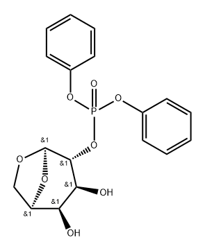 .beta.-D-갈락토피라노스,1,6-무수-,2-(디페닐인산염)