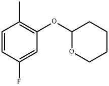 2-(5-Fluoro-2-methylphenoxy)tetrahydro-2H-pyran|