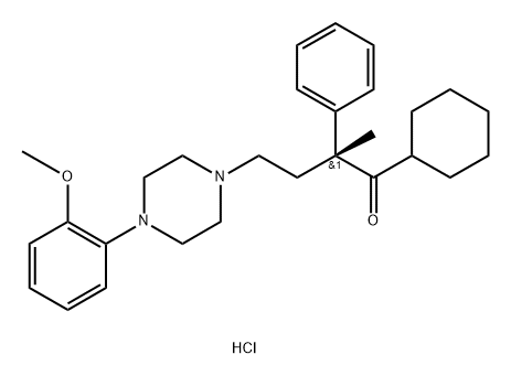 (R)-(-)-LY 426965 dihydrochloride 化学構造式