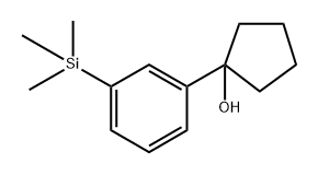 1-(3-(trimethylsilyl)phenyl)cyclopentanol|