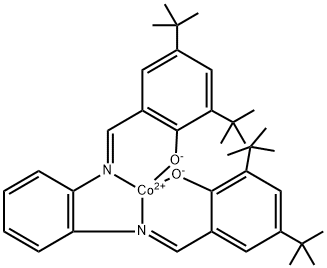 Cobalt, [[2,2'-[1,2-phenylenebis[(nitrilo-κN)methylidyne]]bis[4,6-bis(1,1-dimethylethyl)phenolato-κO]](2-)]-, (SP-4-2)- Structure