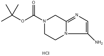 7-BOC-3-氨基-5,6,7,8-四氢咪唑并[1,2-A]吡嗪盐酸盐,2287318-38-9,结构式