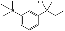2-(3-(trimethylsilyl)phenyl)butan-2-ol 化学構造式