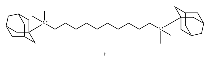Decadonium diiodide 结构式