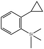 (2-cyclopropylphenyl)trimethylsilane Structure