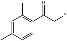 1-(2,4-dimethylphenyl)-2-fluoroethanone 化学構造式