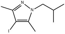 4-Iodo-1-isobutyl-3,5-dimethyl-1H-pyrazole Structure