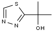 1,3,4-Thiadiazole-2-methanol, α,α-dimethyl- Structure