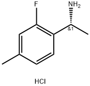 (R)-1-(2-氟-4-甲基苯基)乙胺盐酸盐,2301881-38-7,结构式