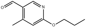 4-methyl-6-propoxynicotinaldehyde Structure