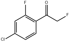 1-(4-chloro-2-fluorophenyl)-2-fluoroethanone Structure