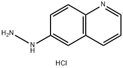 6-Hydrazinylquinolin-1-ium chloride Struktur