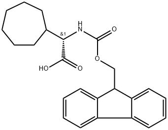 Fmoc-Gly(Cycloheptyl)-OH Struktur