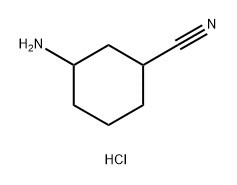 Cyclohexanecarbonitrile, 3-amino-, hydrochloride (1:1),2304424-40-4,结构式