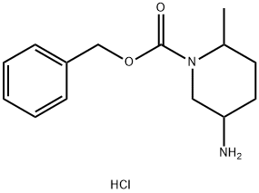 苄基5-氨基-2-甲基哌啶-1-羧酸盐酸盐, 2304583-98-8, 结构式