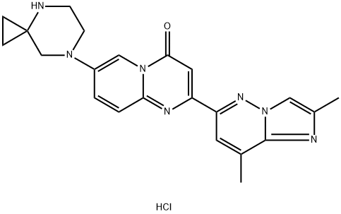 Risdiplam 2HCl salt 结构式