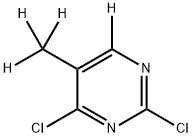 Pyrimidine-4-d, 2,6-dichloro-5-(methyl-d3)- Structure