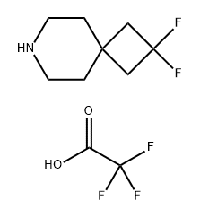 2,2-difluoro-7-aza-spiro[3.5] nonane trifluoroacetate Struktur