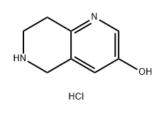 5,6,7,8-Tetrahydro-1,6phthyridin-3-ol dihydrochloride Struktur