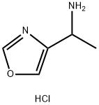 1-(Oxazol-4-yl)ethan-1-amine hydrochloride Struktur