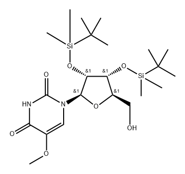 2',3'-Bis(O-(t-butyldimethylsilyl)-5-methoxyuridine|2',3'-Bis(O-(t-butyldimethylsilyl)-5-methoxyuridine