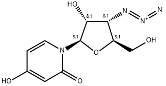 3'-Azido-3'-deoxy-3-deazauridine 化学構造式