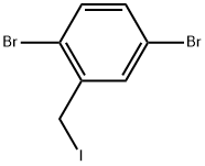 1,4-Dibromo-2-(iodomethyl)benzene 结构式