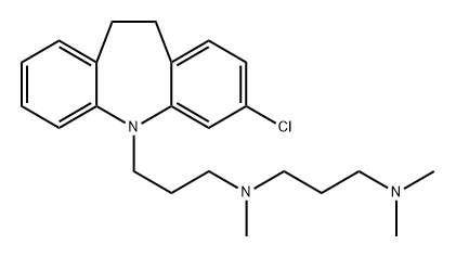 氯米帕明EP杂质A 结构式