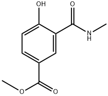 4-羟基-3-(甲氨酰)苯甲酸甲酯,2306054-93-1,结构式