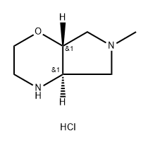 (4aR,7aR)-6-methyl-3,4,4a,5,7,7a-hexahydro-2H-pyrrolo[3,4-b][1,4]oxazine dihydrochloride Structure