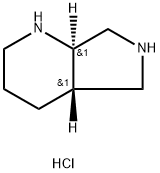 1H-Pyrrolo[3,4-b]pyridine, octahydro-, hydrochloride (1:2), (4aS,7aR)- Structure