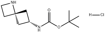 Carbamic acid, N-cis-1-azaspiro[3.3]hept-6-yl-, 1,1-dimethylethyl ester, hydrochloride (1:1)|hydrochloride