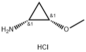 (1R,2S)-2-methoxycyclopropanamine hydrochloride Structure