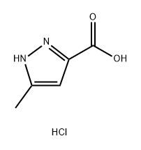 5-Methyl-1H-pyrazole-3-carboxylic acid hydrochloride Structure