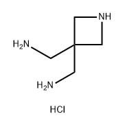 3-(aminomethyl)azetidin-3-yl]methanamine trihydrochloride Structure