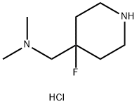 4-Piperidinemethanamine, 4-fluoro-N,N-dimethyl-, hydrochloride (1:2)|