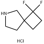 1,1-Difluoro-6-azaspiro[3.4]octane hydrochloride Struktur