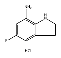 5-fluoroindolin-7-amine dihydrochloride Structure