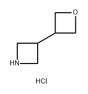 3-(Oxetan-3-yl)azetidine hydrochloride Struktur